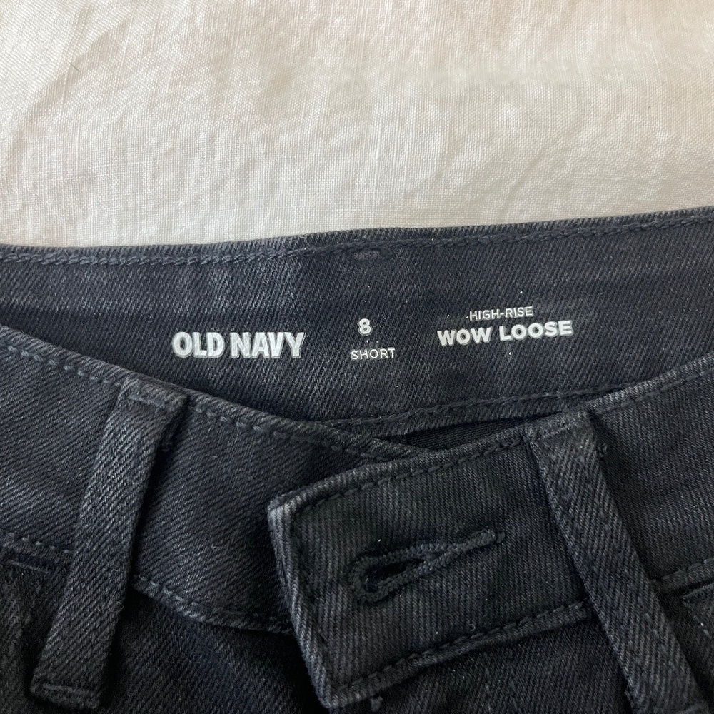 Old Navy, WOW high-rise loose fit, 8 short (NWOT)